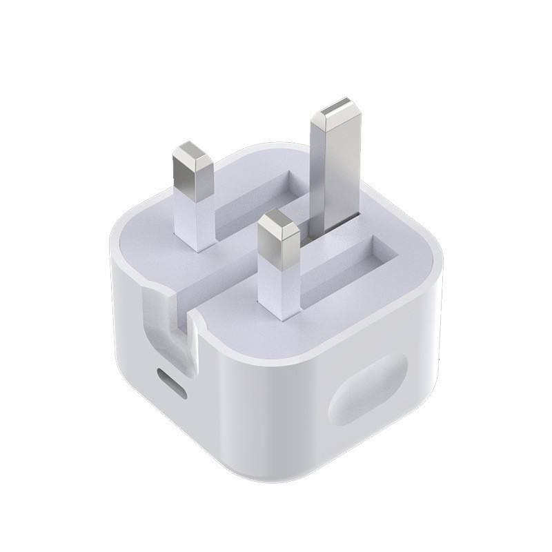 Pd 20W Foldable Power Adapter UK Us EU Plug Wall Charger with Type-C Super Fast Charging Featuring for Phone 16 17 PRO Max