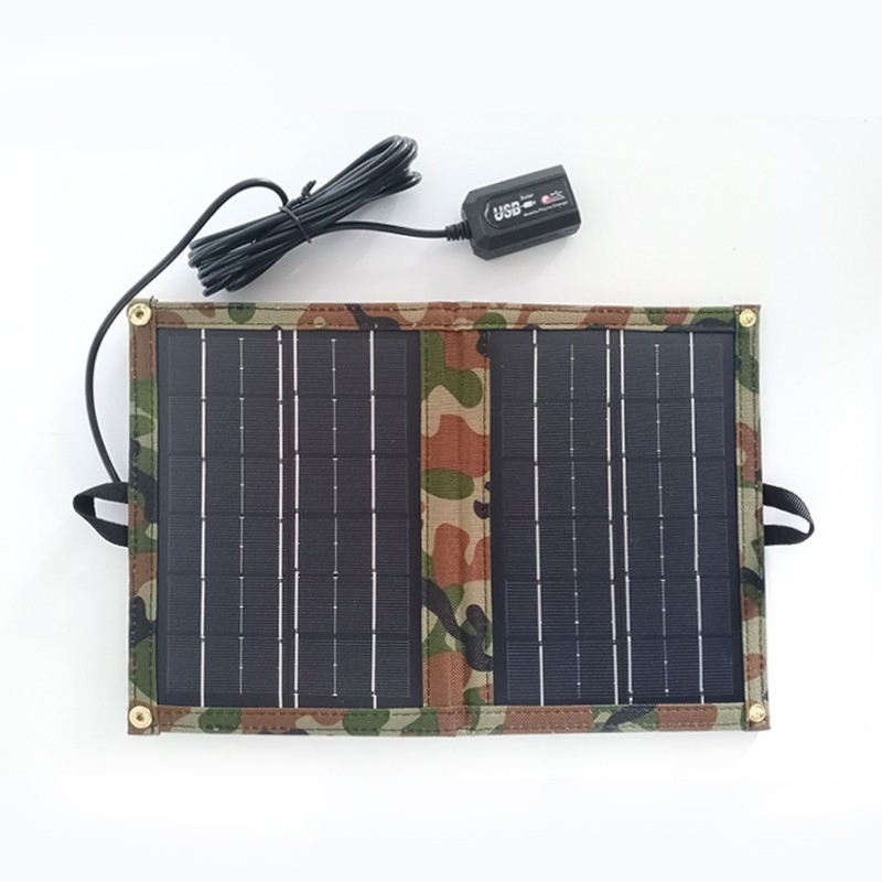 Wholesale Waterproof Outdoor Camping Foldable Portable Solar Panel Charger for Smartphone Laptop PSP Camera