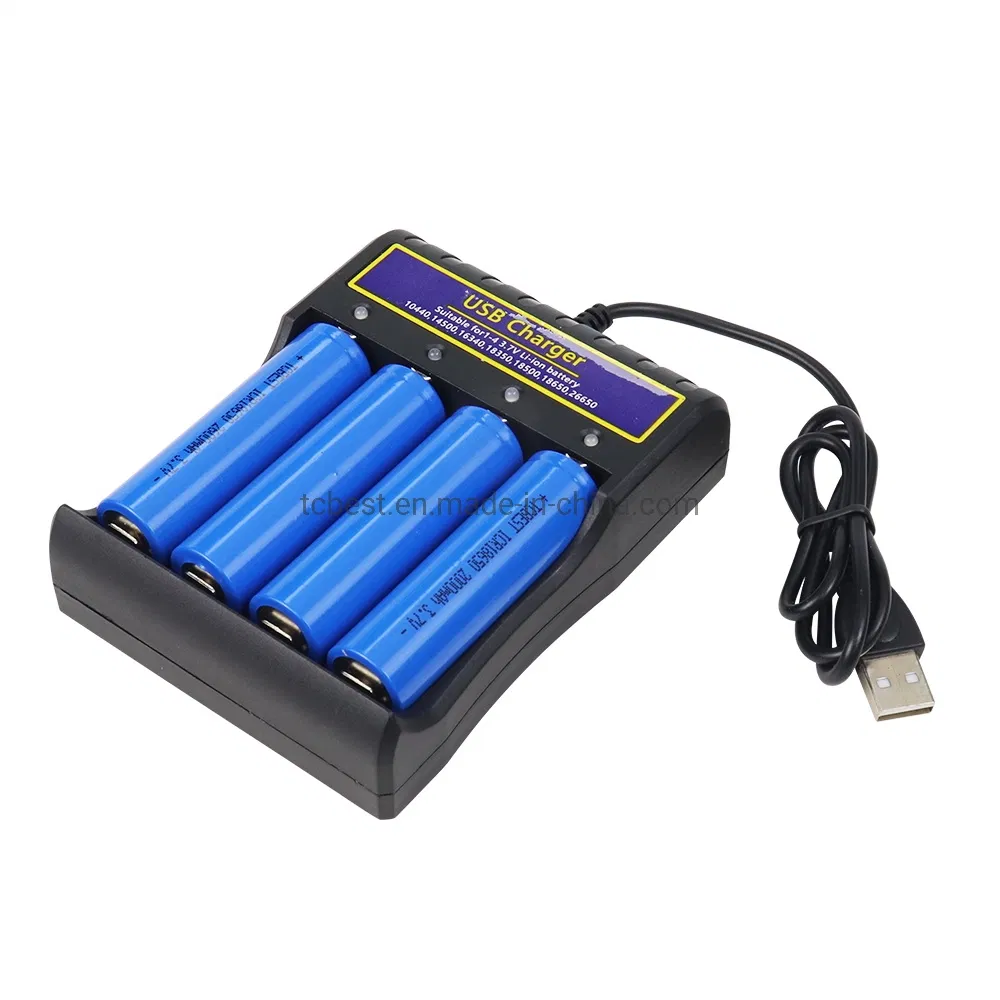 Factory Supply Charging Fast Charge 1.2V NiMH 3.7V Li Ion Universal Rechargeable Battery Charger with Us EU UK Au Plug