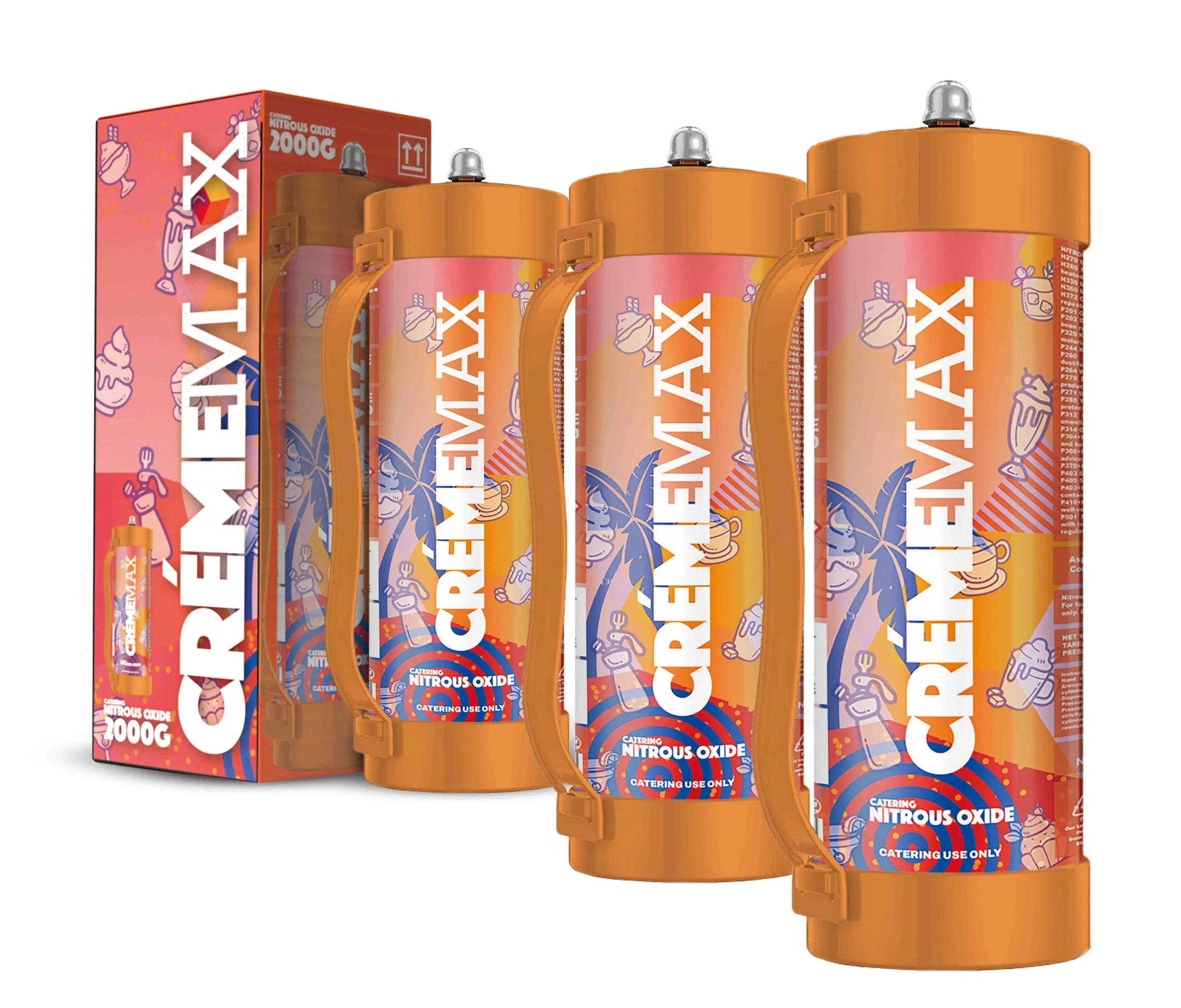 Stainless Steel Customizable Food Grade Cream Chargers