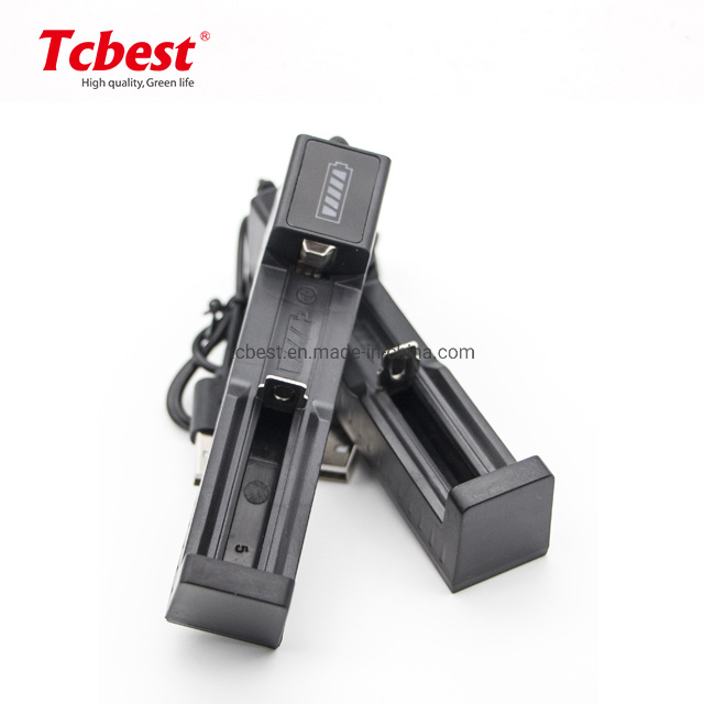 Smart USB Lithium Battery Charger for 3.7V Cylindrical Li Ion Battery 10440 14500 16340 18500 18650 21700 26650