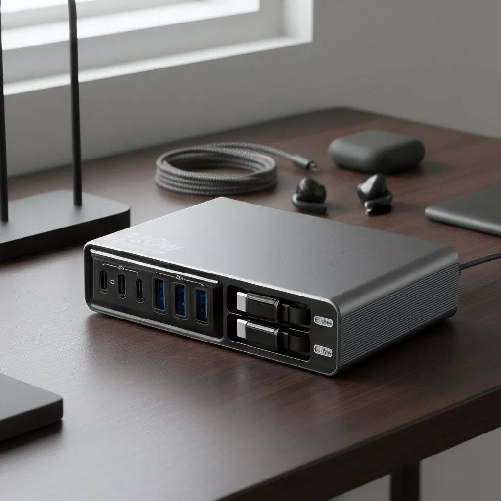 Powerful 320W GaN USB Fast Charger for Multiple Devices with Phone Tablet Laptop Universal Power Adapter