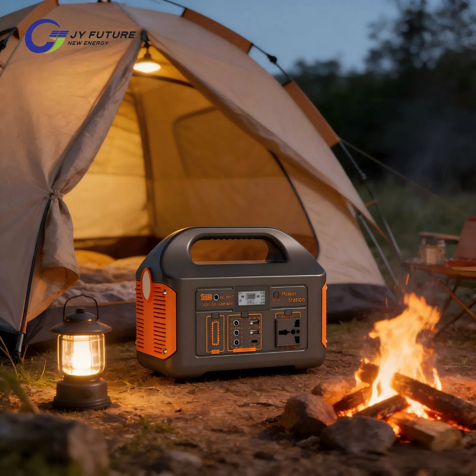 LiFePO4 Solar Generator 230V EU Plug 1008wh 1200W Portable Power Station for Emergency