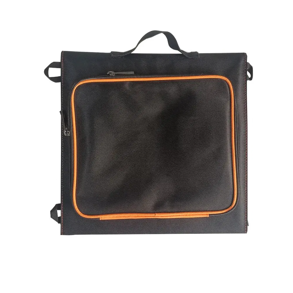 18V 30W Double 5V USB Solar Panels Charging Outdoor Camping Travel Waterproof Portable Mobile Power Bank Solar Wireless Charger