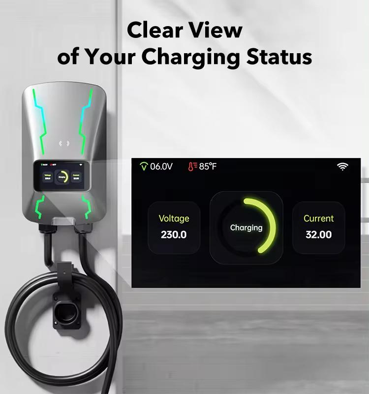 New Energy Vehicle Charging Pile Single Gun AC 7kw EV Car Charger