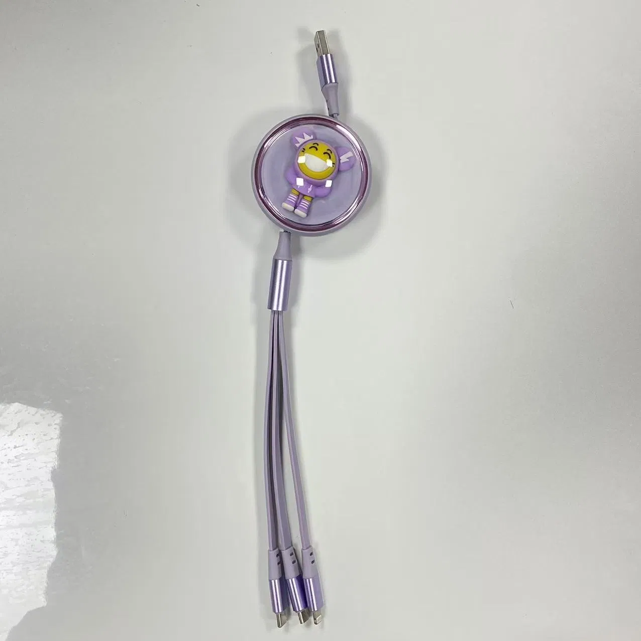 Wholesale-Priced 3-in-1 Cable with 100W Quick Charge, Space Capsule Plush Gift From Source Factory