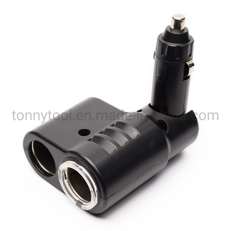 Car Charger Splitter Adapter, DC Outlet Multi Socket Car Cigarette Lighter Splitter Dual Car Charger Power Outlet Splitter Extender