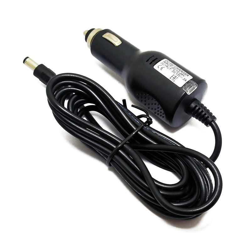 Universal 12V-24V Cigarette Lighter Plug DC 12V 2A Car Charger Power Adapter Charger with Cable