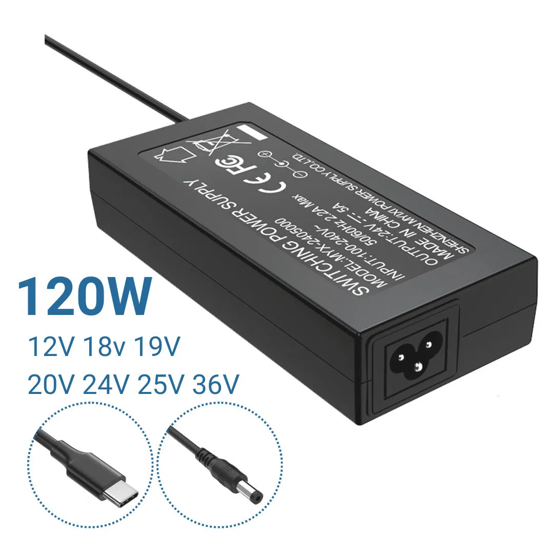 Ultra Compact 220V to 12V Charging Adapter for Devices