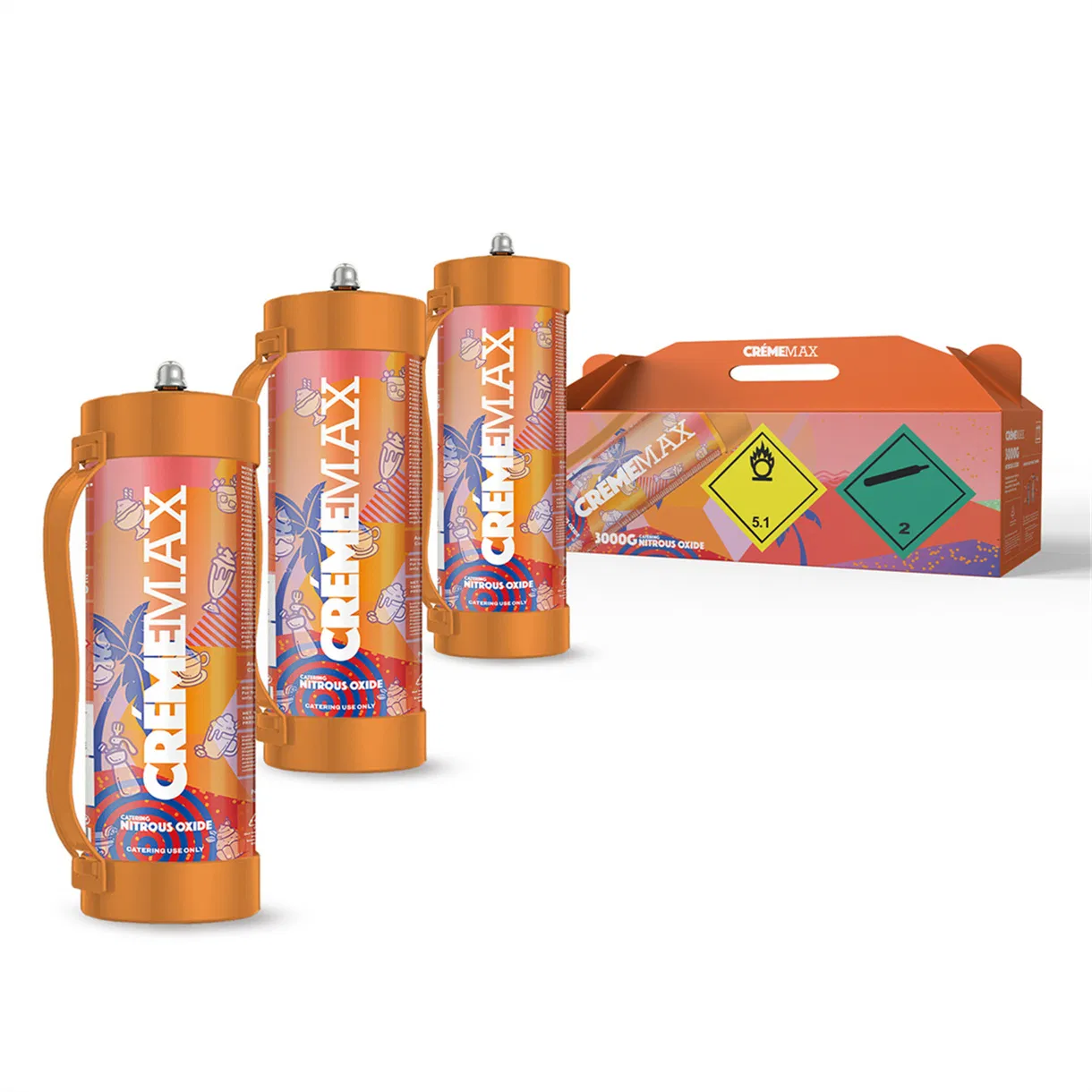 CE-Certified N2o Gas Cream Chargers for Commercial Baking &amp; Pastry Arts