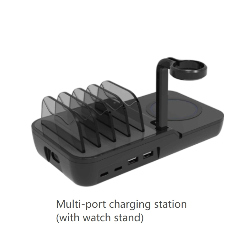 New Original Wireless Charger Power 10W/15W/20W/30W Multi-Port Charging Station (with watch stand)