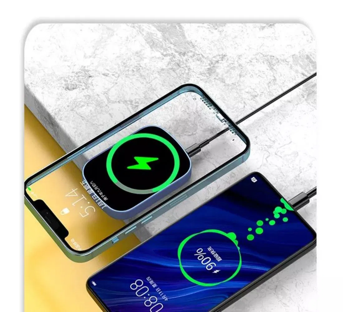 Magnetic Wireless Charger Smart Cooling Low Temperature Fast Charge Heat Dissipation Holes at The Bottom Car Wireless Charger