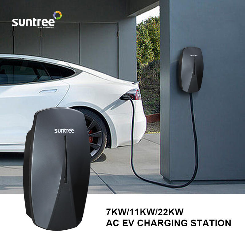 Swj3e AC Source EV Charge Station/Charger 7kw/11kw/22kw Dlb