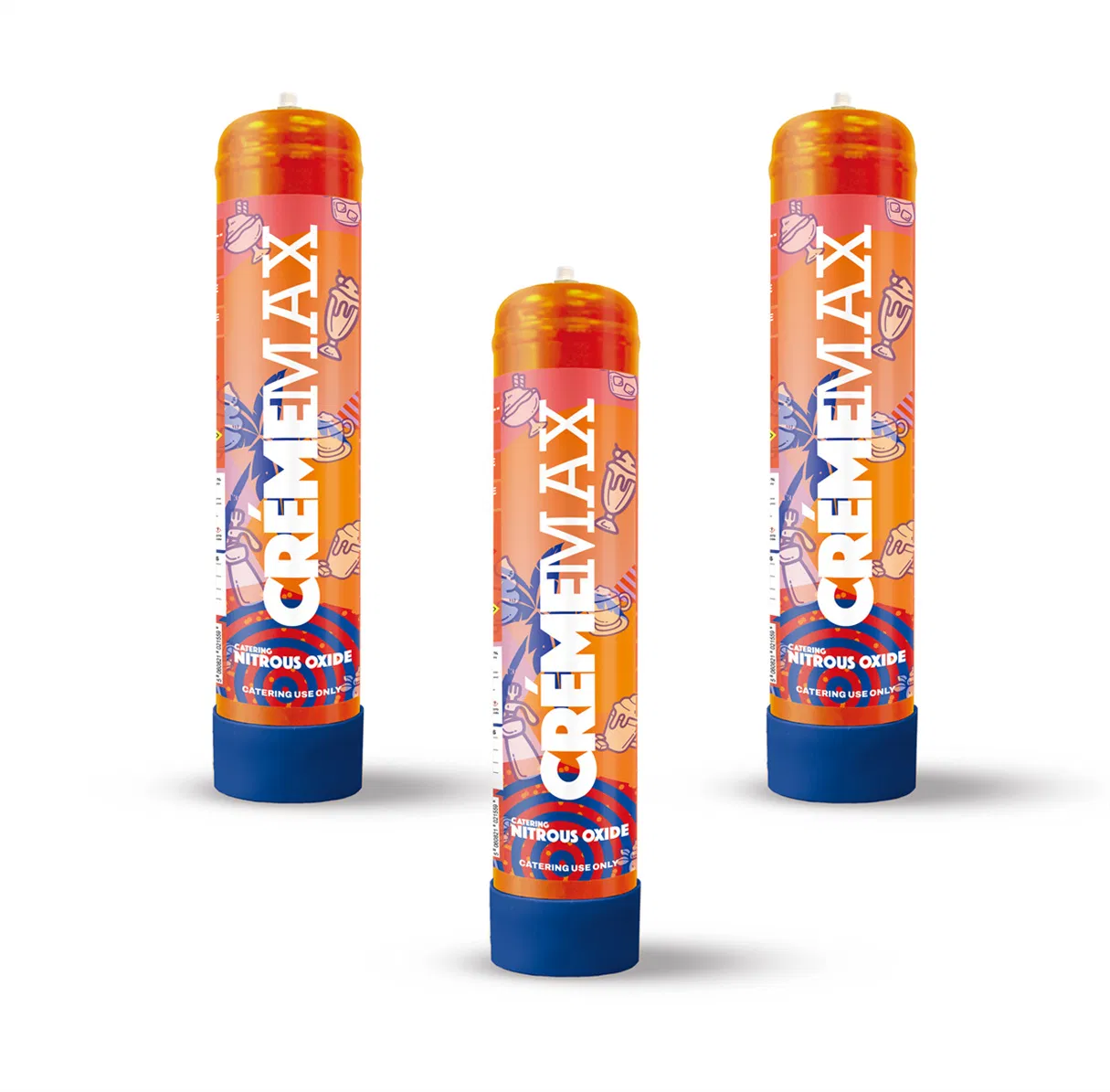 Commercial Whipping Siphon Gas Cartridges Cream Chargers for Dessert Tool