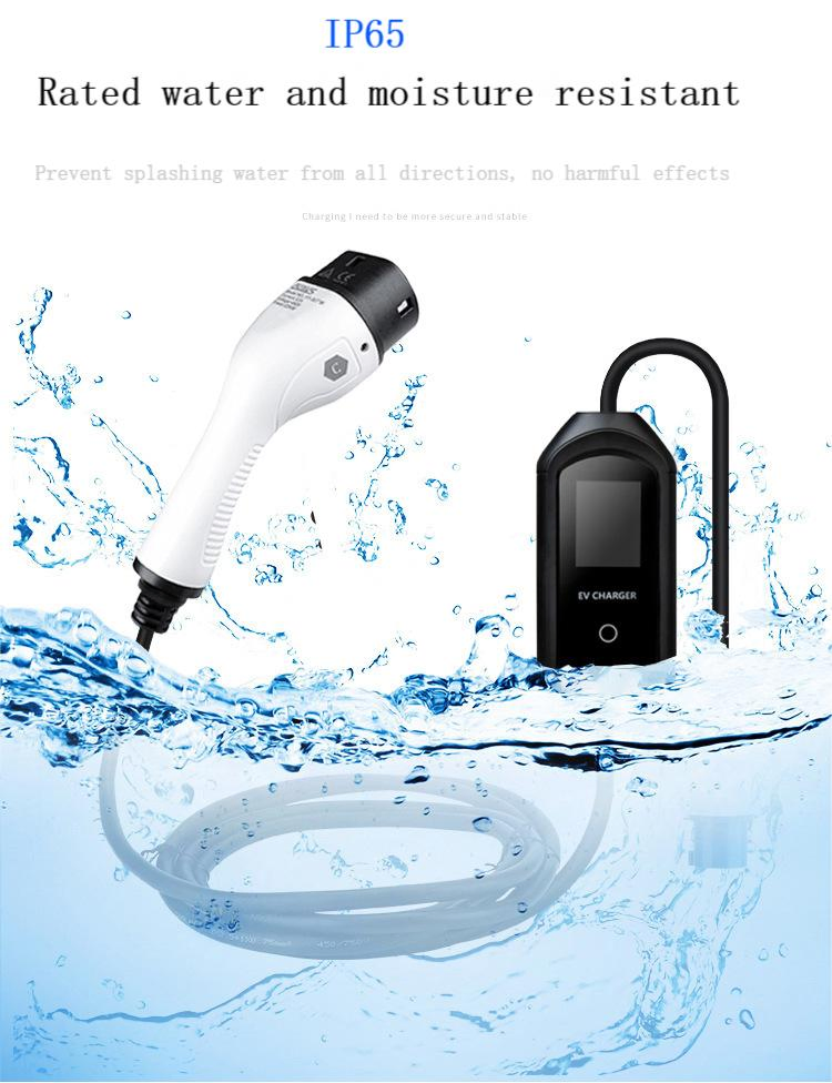 Mode2 Type 2 Fast Car Portable EV Charger Station 3.5kw EV Charger