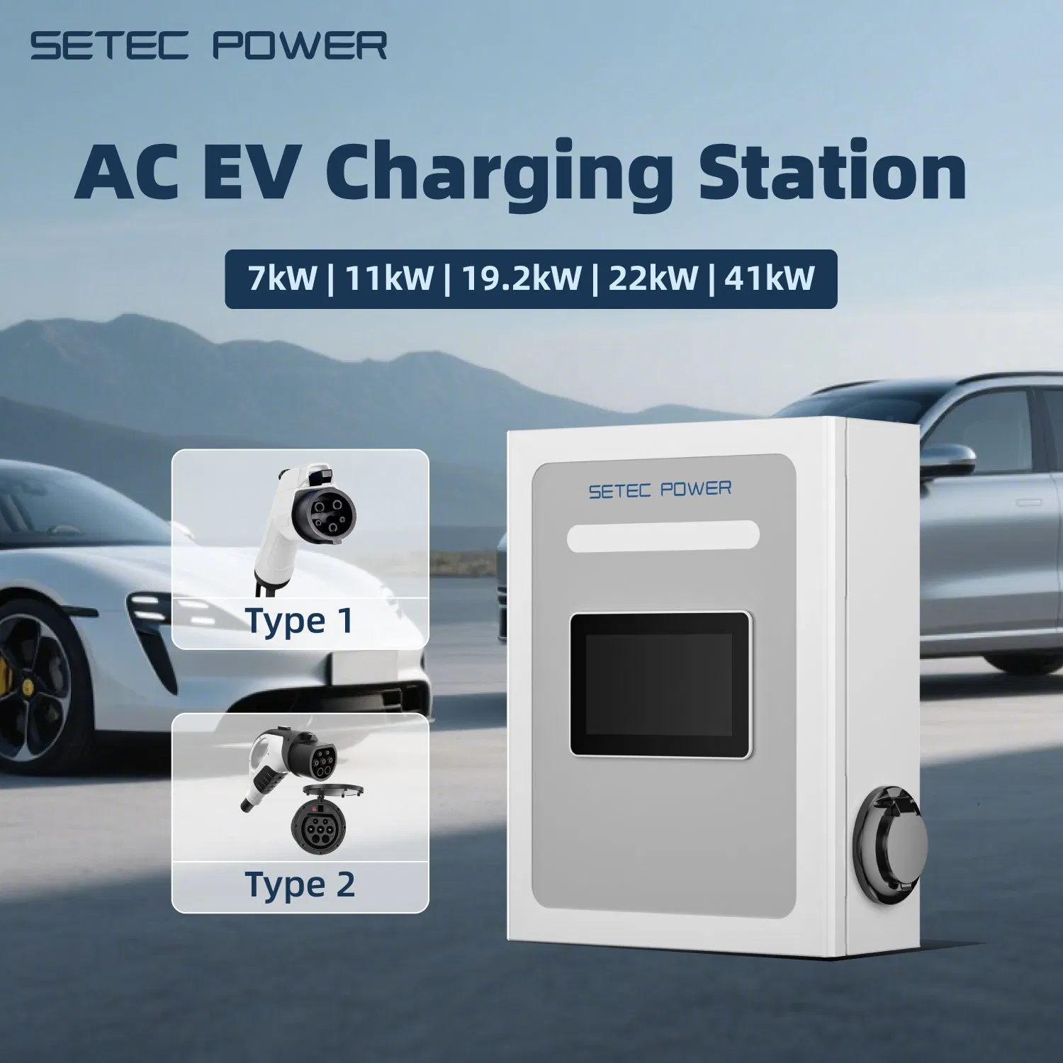 SETEC POWER Home AC Wall-Mounted Electric Vehicle Charging Station EV Charger &nbsp;Source manufacturer