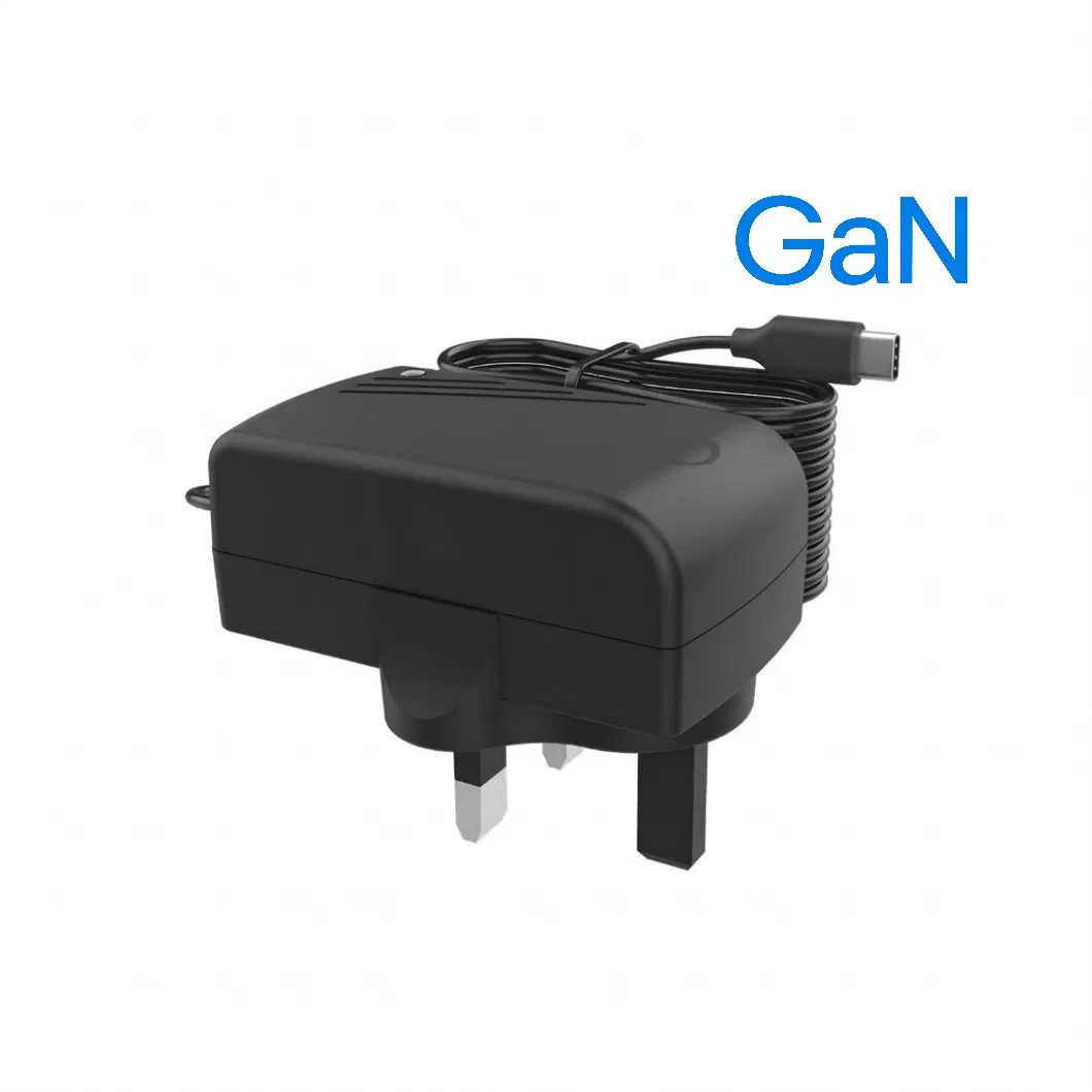 27W GaN USB-C Pd Power Adapter 5.1V 5A PSE Japan Plug for Industrial Equipment and Control Systems