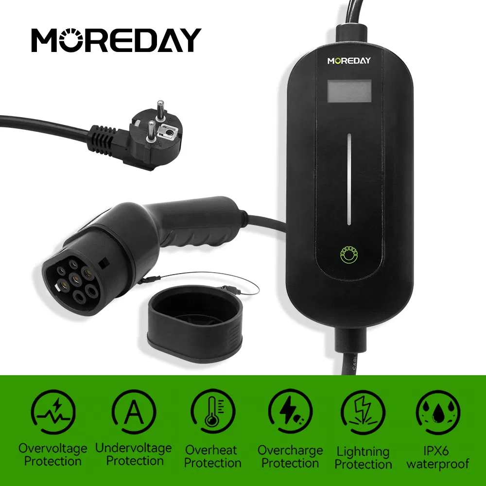 Best Mobile 3.5 Kw EV Charging Station Gbt J1772 16A Type 2 Vehicle Electric Car Home Portable EV Charger