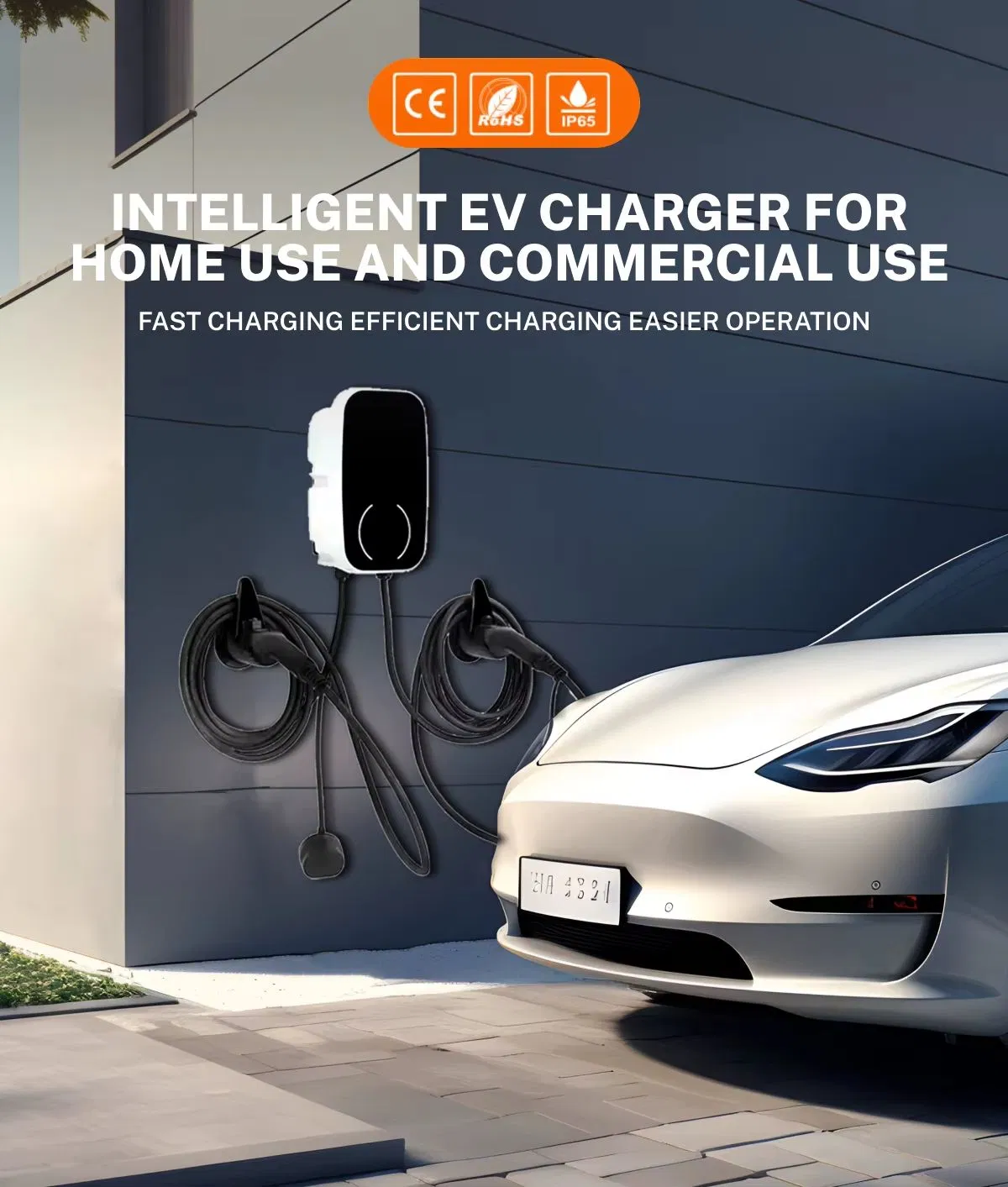 European Standard 7kw EV Car Charger Type2 New Energy Vehicle Charging Pile