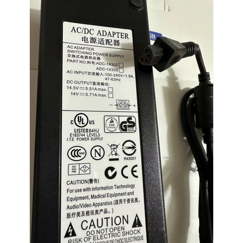 Sumitomo Power Charger ADC-1430s for Type-71c T-81c Z1c T-71c T81m Optical Fiber Fusion Splicer Replacement AC Adapter