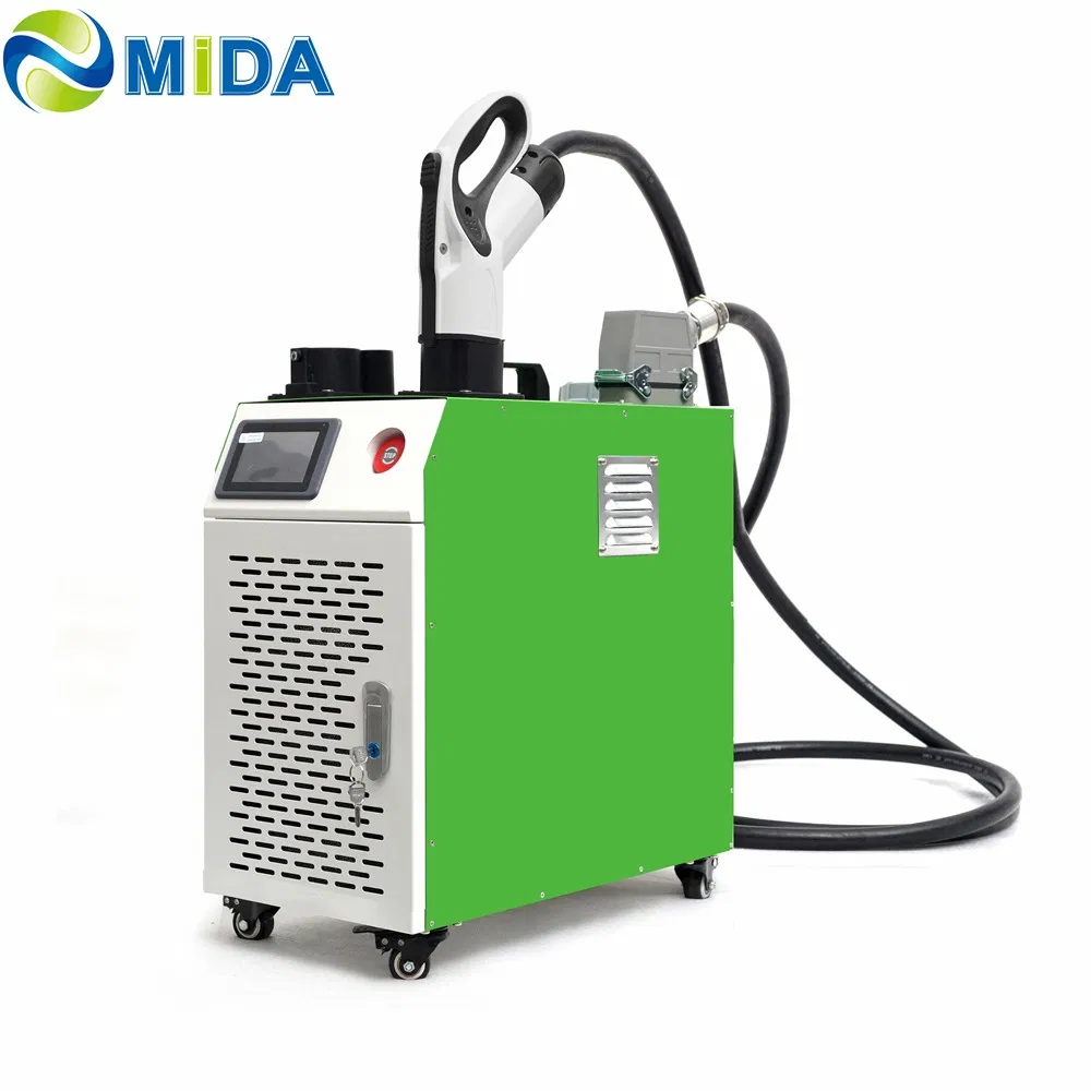 60kw Portable DC Charger Charging Station Fast EV Charger with CCS Chademo