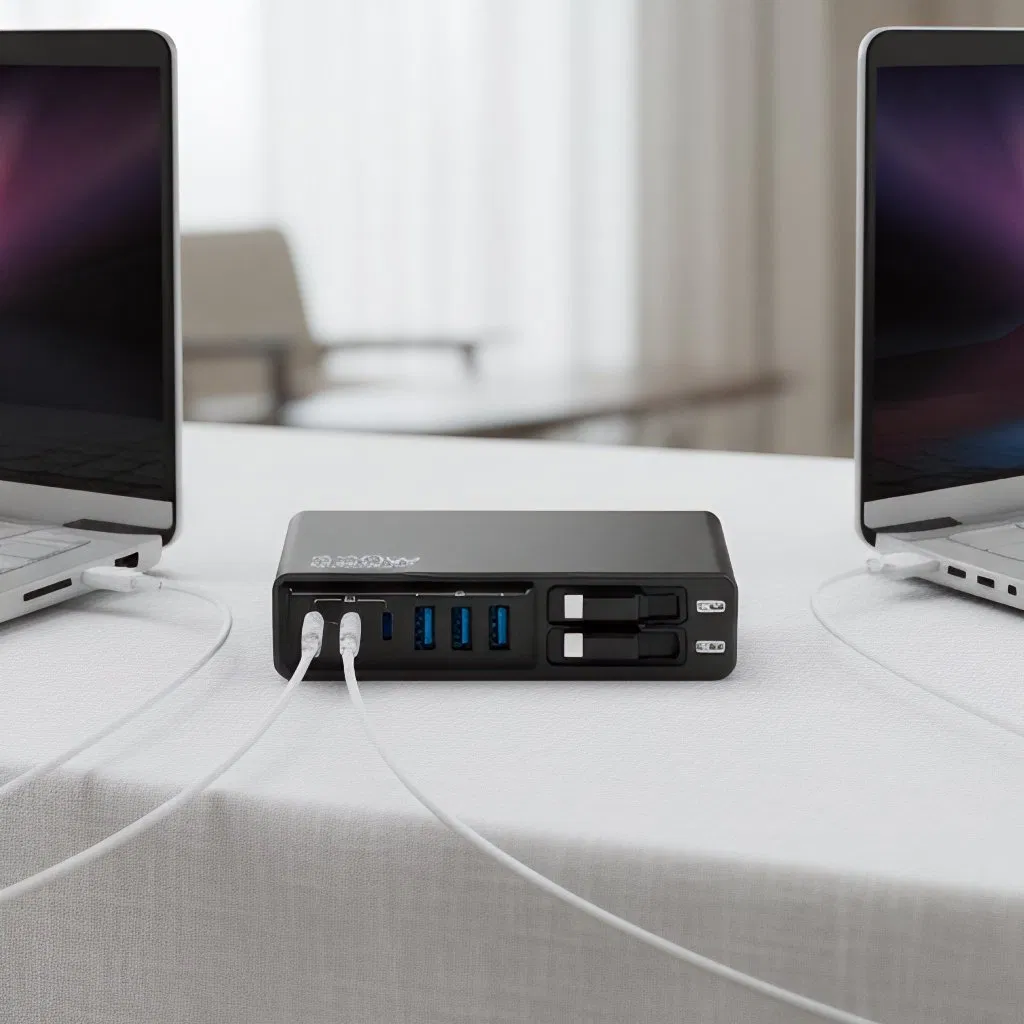 New Arrival 320W Multi-Ports GaN Charger Universal Travel Adapters Fast Charging 5c3a High Power Desktop Charging Station