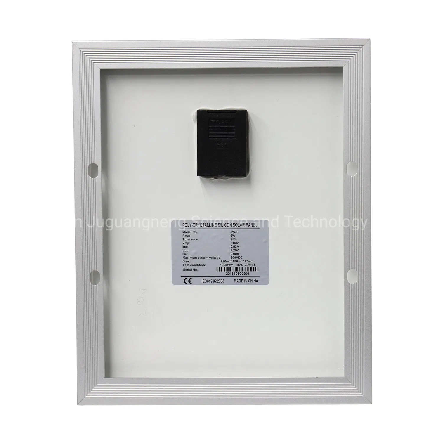 High-Efficiency 6V Solar Panel Module with Durable Aluminum Frame