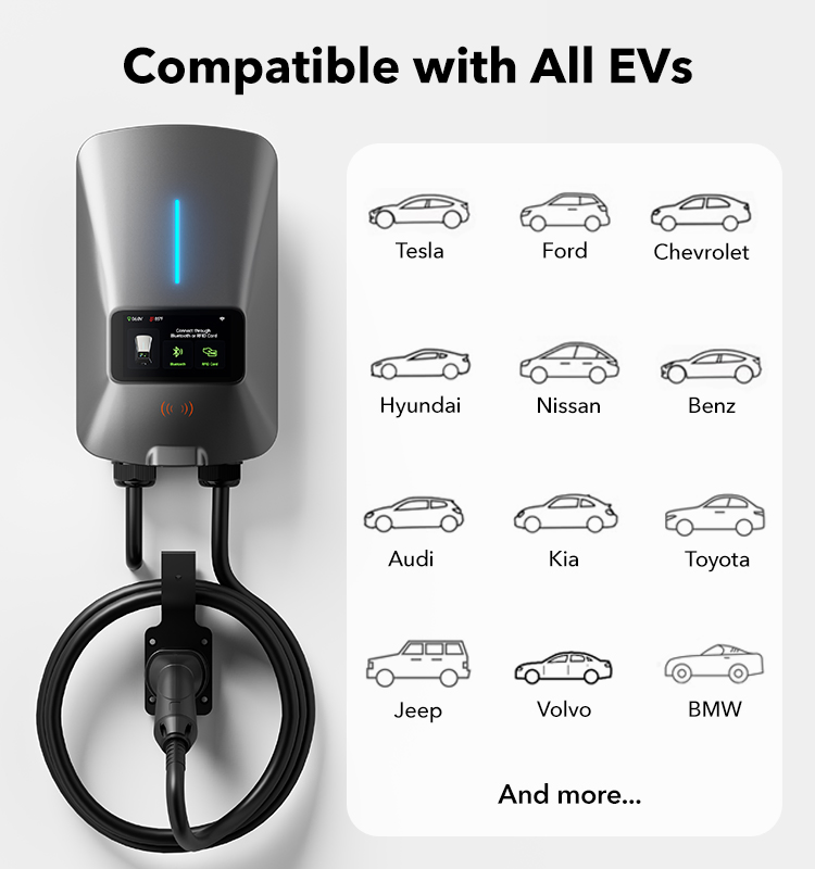 Home &amp; Commercial 7kw 11kw 22kw EV Car Charging Stations Charger