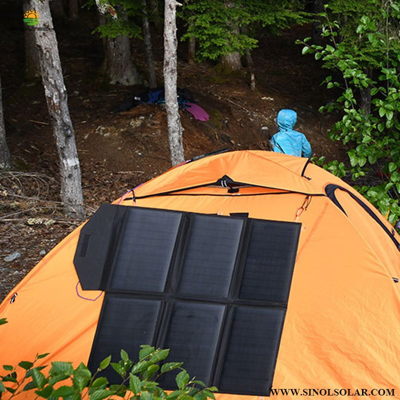 Sinoltech 40W Foldable Solar Panel Charger for Mobile Camps