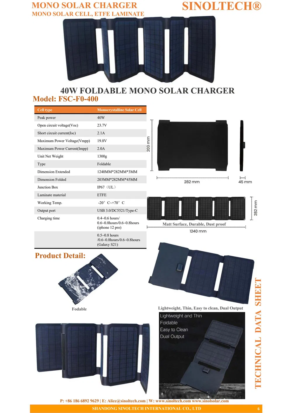 Foldable Solar Panel