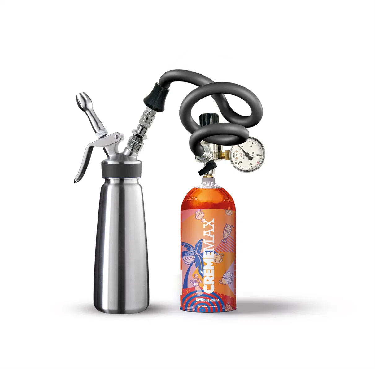 Great Price Cremem Max Whip Cream Chargers with Free Nozzle