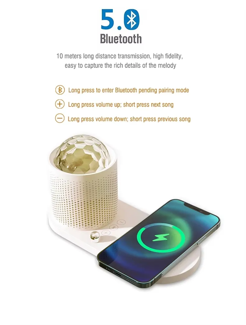 Wireless Charger Starry Sky Light 7