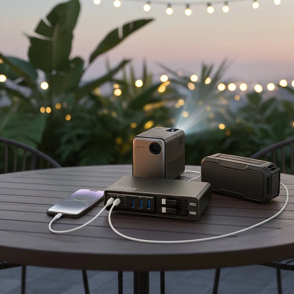 Hot Sale GaN Desktop Charger Multi-Function Adapter Travel Smartphone Tablet Laptop Charging Station