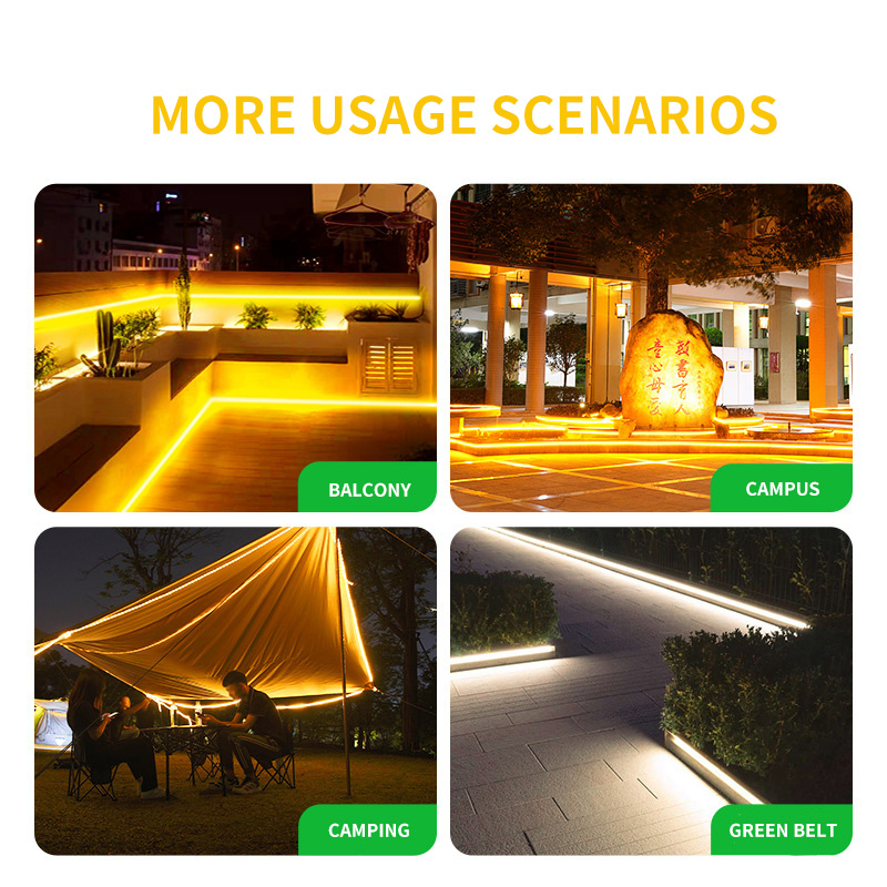 Solar Powered Outdoor Waterproof and Super Bright, Remote-Controlled Courtyard Light String