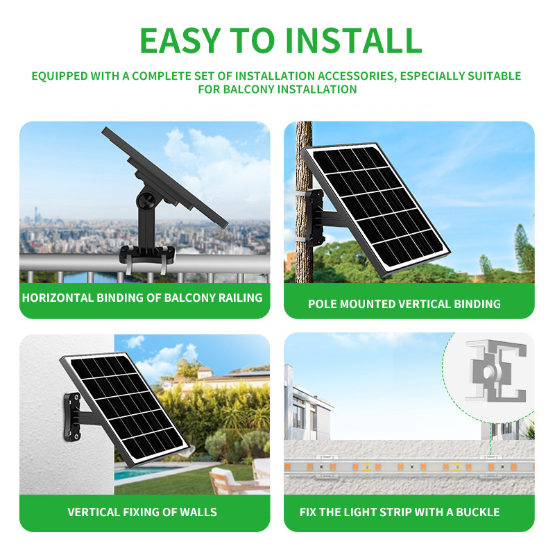 Solar Powered Outdoor Waterproof and Super Bright, Remote-Controlled Courtyard Light String