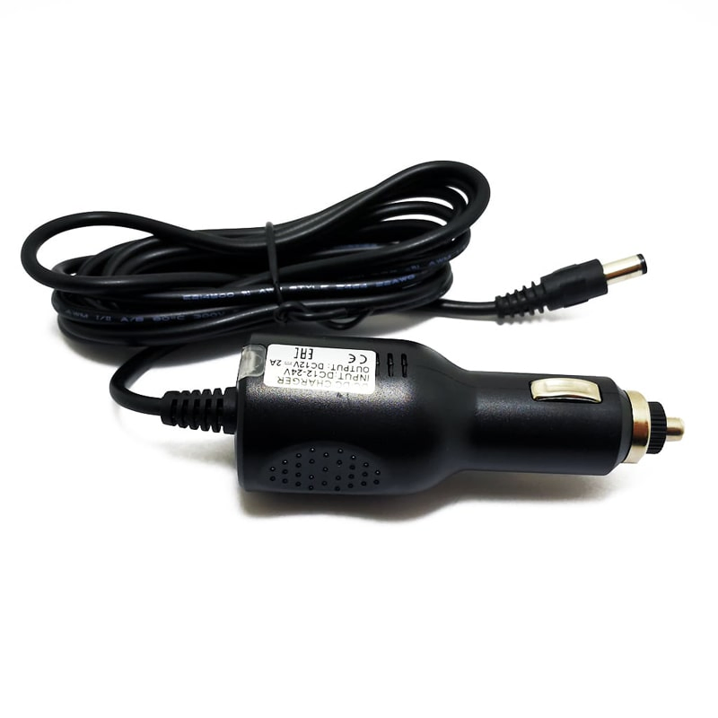 Universal 12V-24V Cigarette Lighter Plug DC 12V 2A Car Charger Power Adapter Charger with Cable