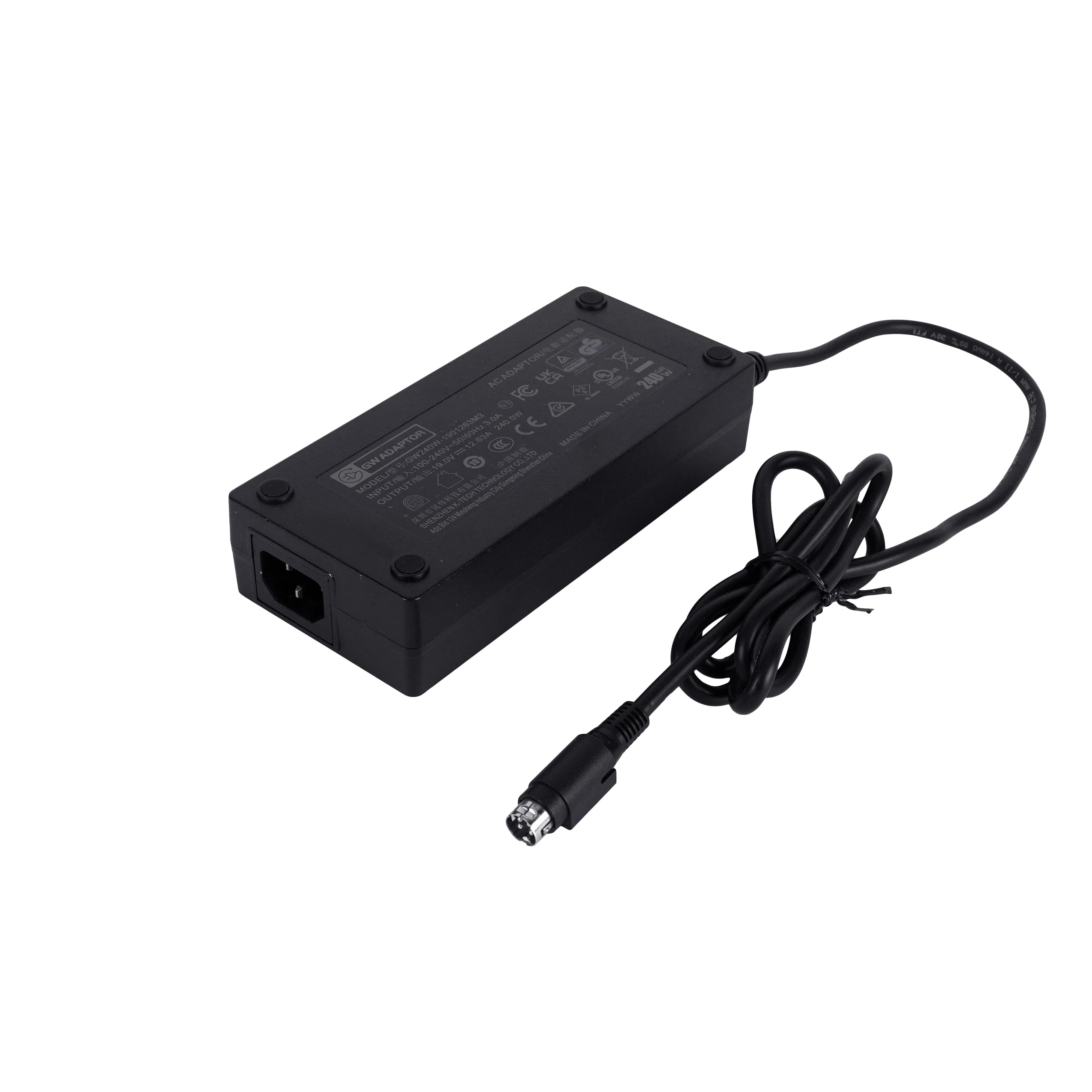Standard 240W at 19V 12A Power Charger for Gaming Laptops Audio