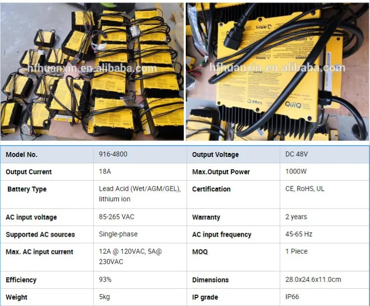 Delta Q Charger 912-7200