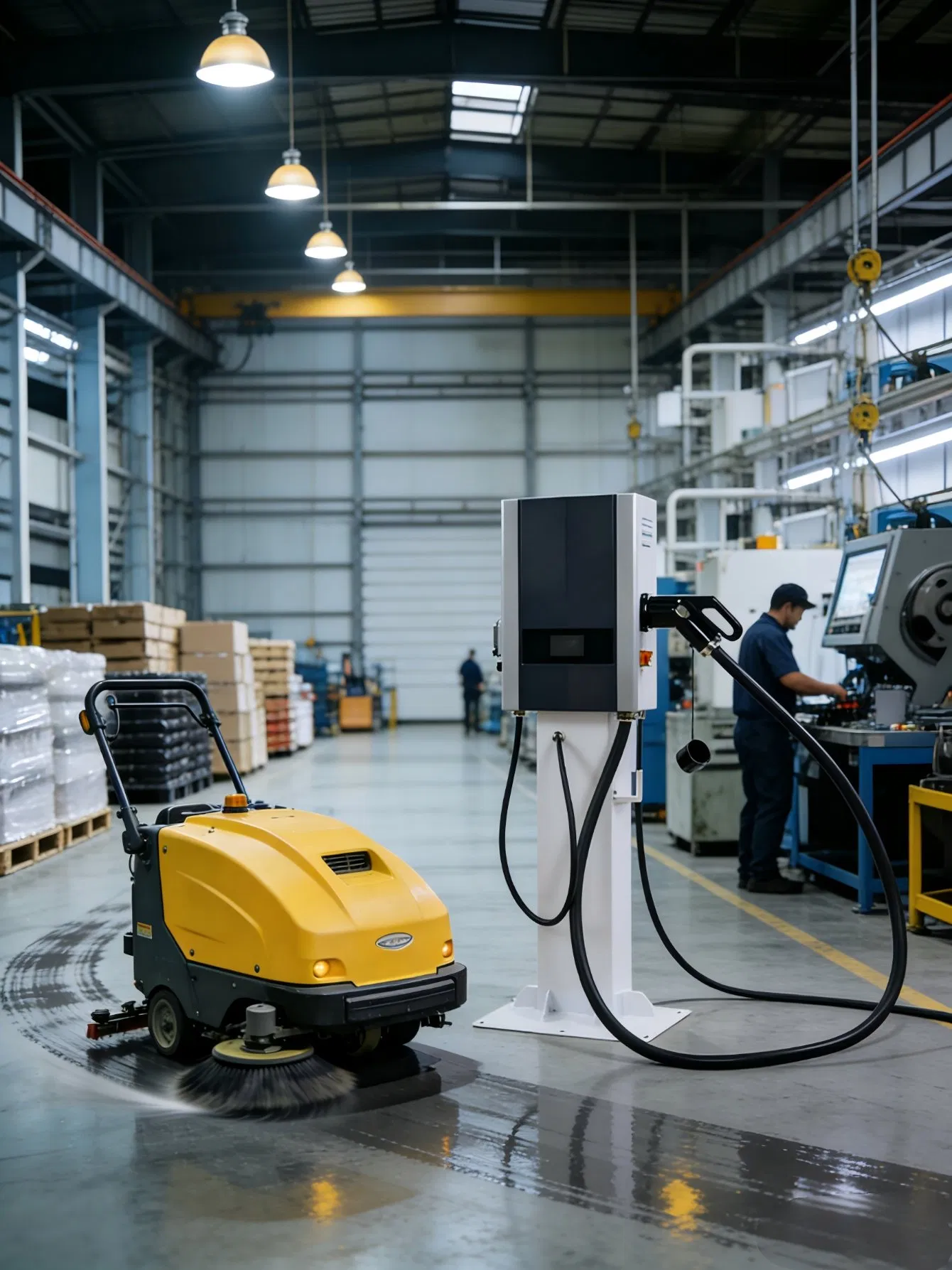 Industrial Low-Voltage DC Charger for Ride-on Floor Sweeper Battery Fast Charging