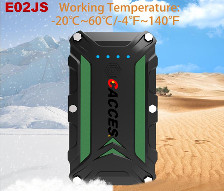 Popular Auto Power Starter,12000mAh Super Emergency Battery Booster,Multifunction Jump Starter Box W/ Intelligent Clamp Dual USB Ports,QC3.0 Fast Charge,C Micro