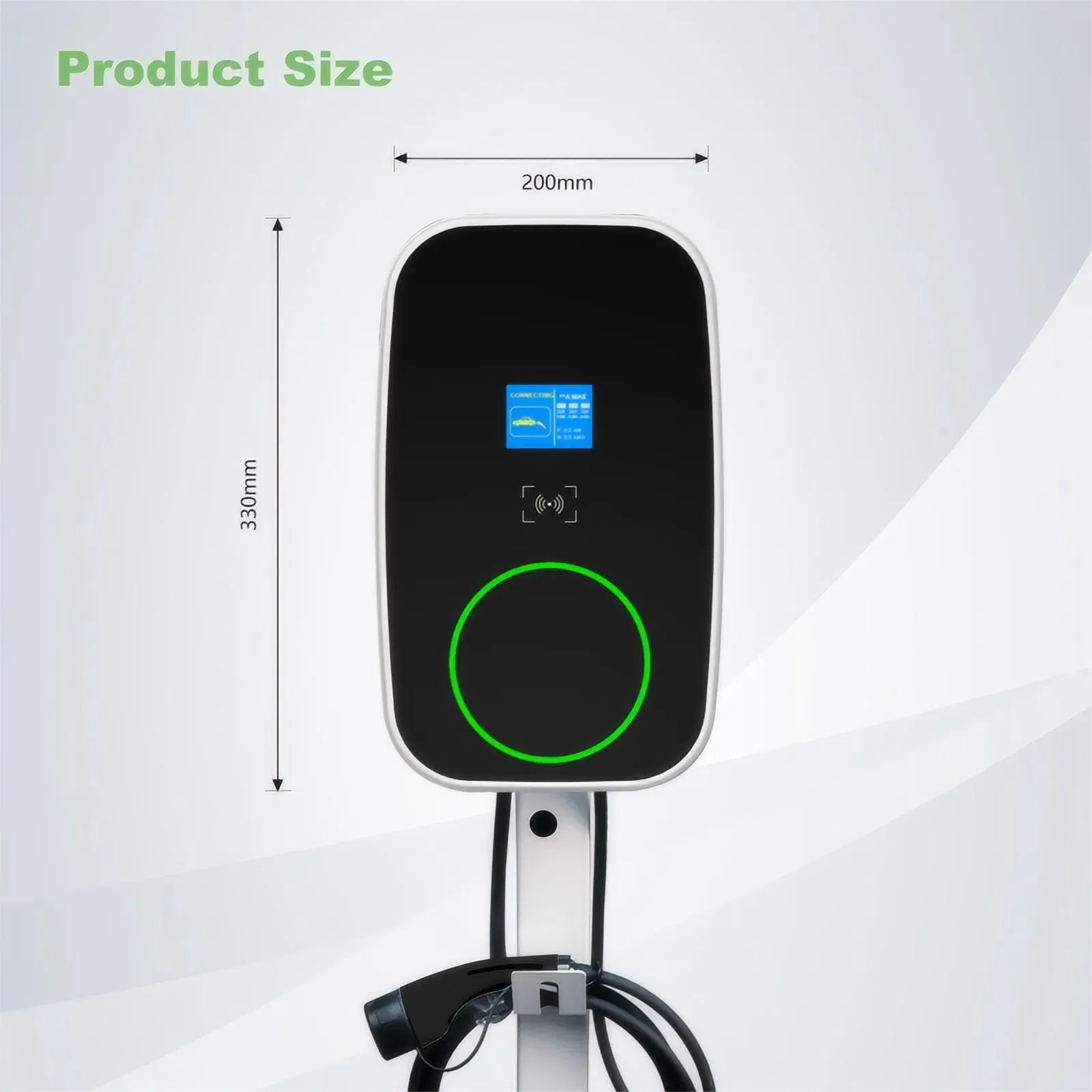 Type2 Evse EV Charging Station 22kw Wall-Mounted Electric Car Charger Pile
