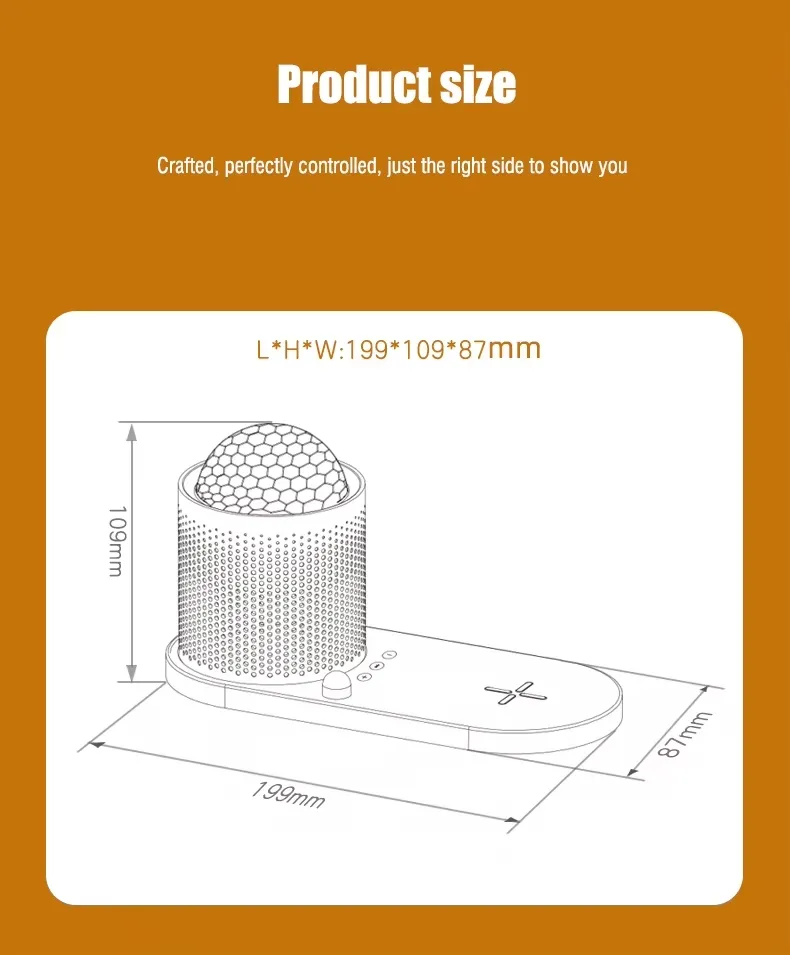 Wireless Charger Starry Sky Light 8