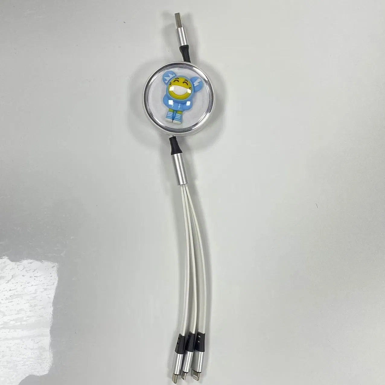 Wholesale-Priced 3-in-1 Cable with 100W Quick Charge, Space Capsule Plush Gift From Source Factory