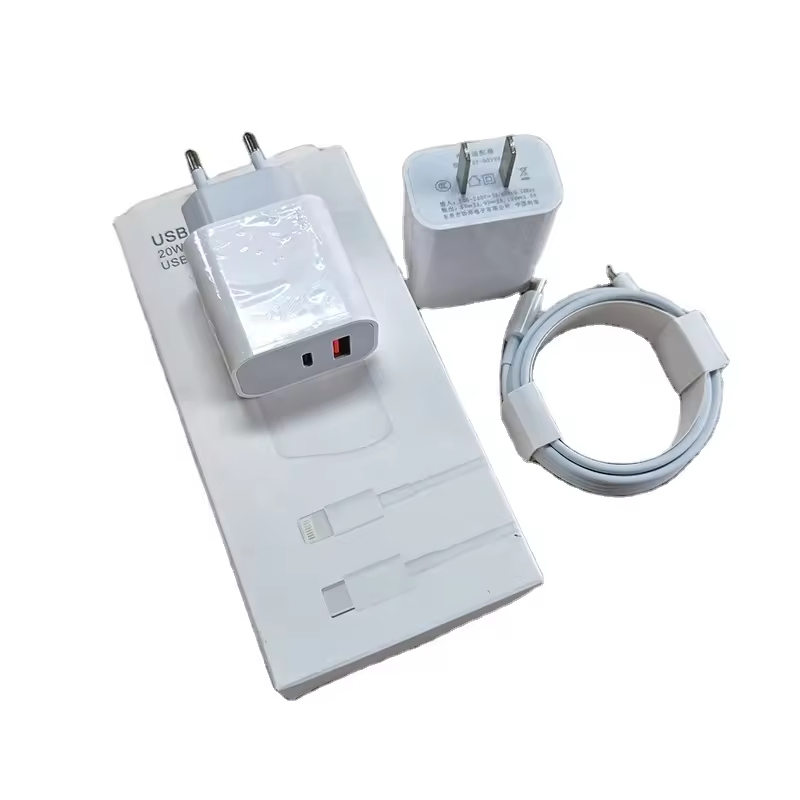 Portable Bulk Cell Phone Wall USB-C Type C Cable Fast Charging Plug Pd 20W Charger