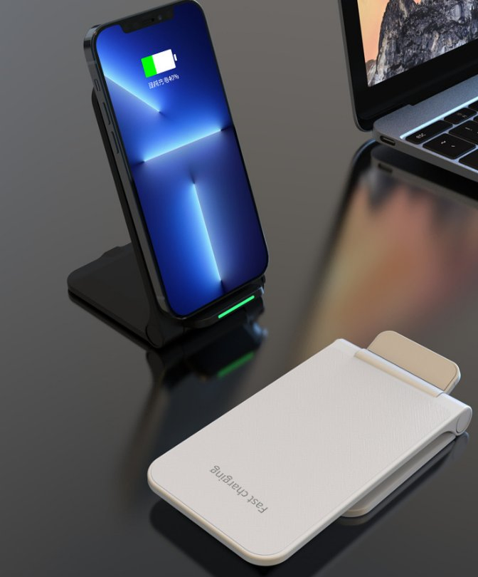 15W Fast Wireless Charger Stand Universal Type-C Charger Phone Wireless Charger