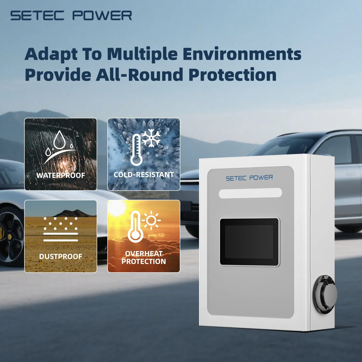 SETEC POWER Home AC Wall-Mounted Electric Vehicle Charging Station EV Charger &nbsp;Source manufacturer