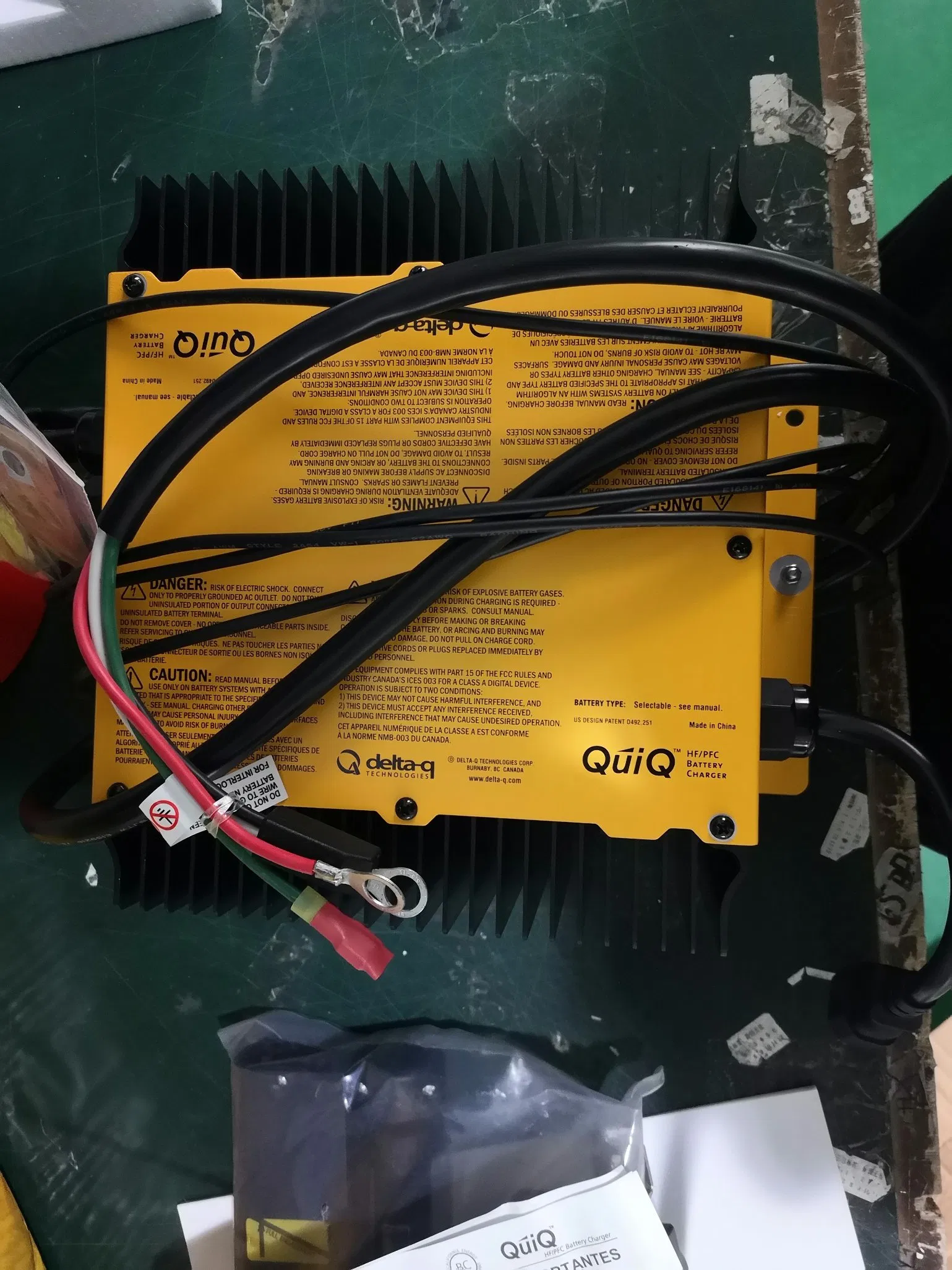 Delta-Q Quiq Onboard 48V Battery Charger 912-4800 Golf Cart, Washing Machine Lift