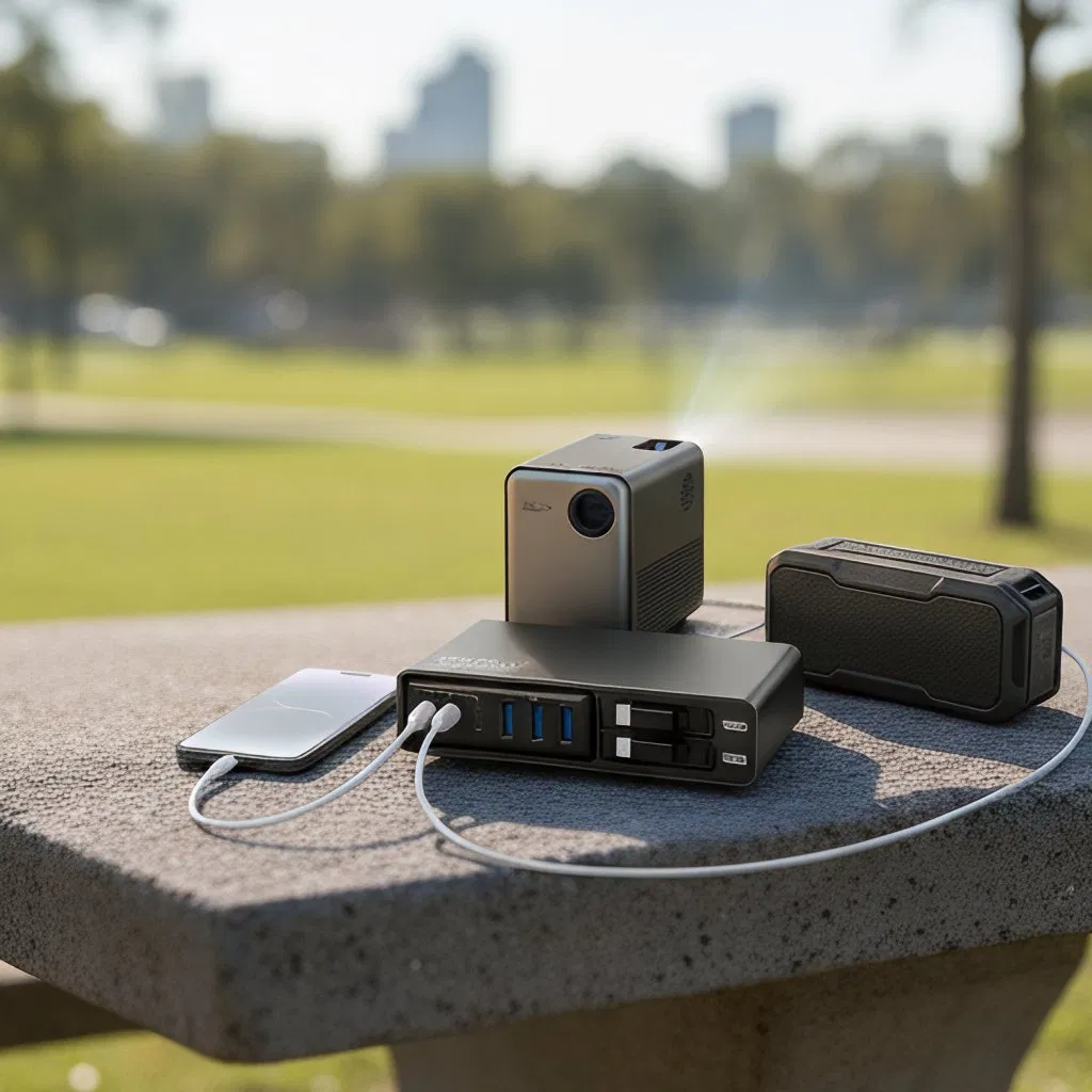 New Arrival 320W Multi-Ports GaN Charger Universal Travel Adapters Fast Charging 5c3a High Power Desktop Charging Station