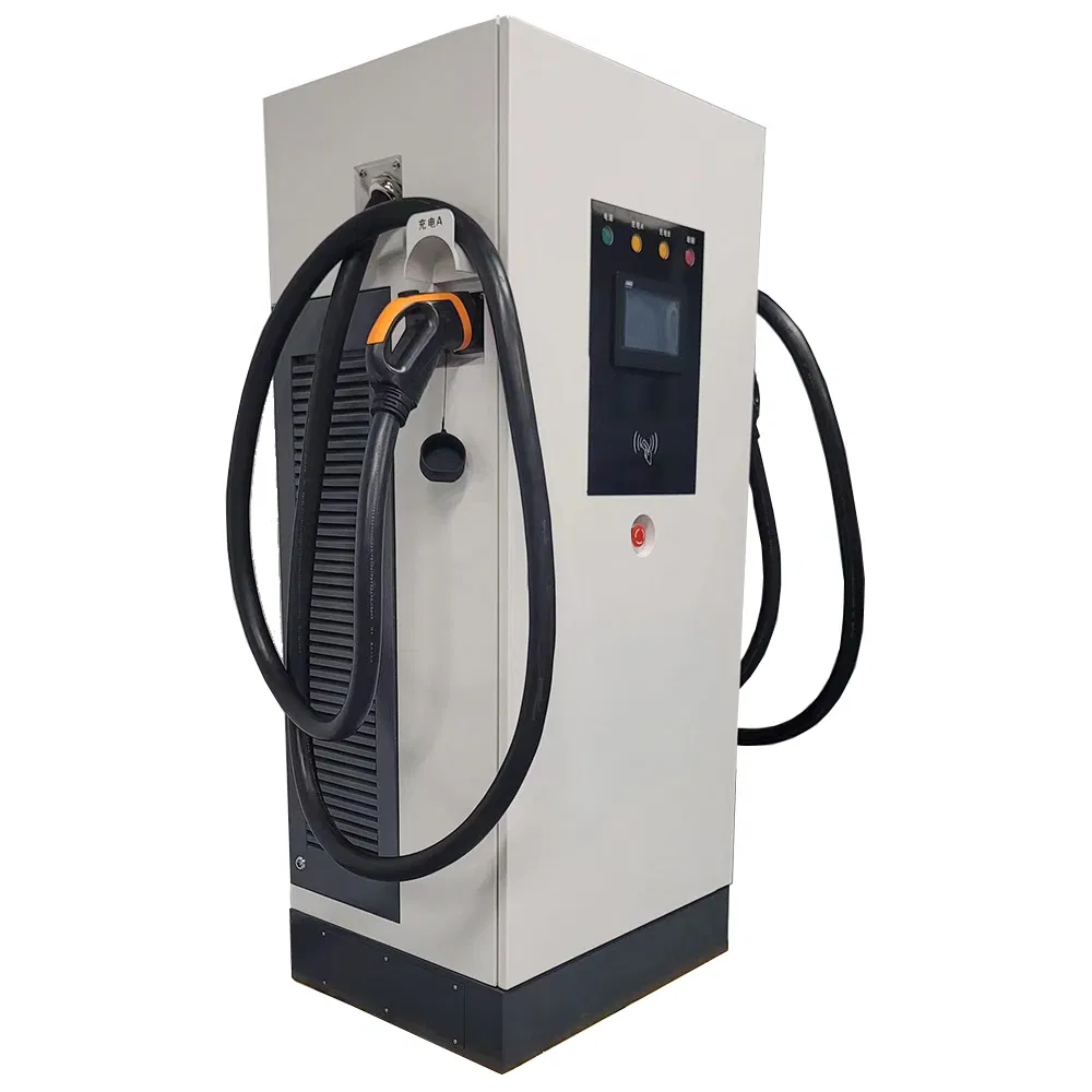 80 Kw Factory Price New Energy DC EV Car Charging Pile 380 V Double Gun Quick Electric Vehicle Commercial Charger Station