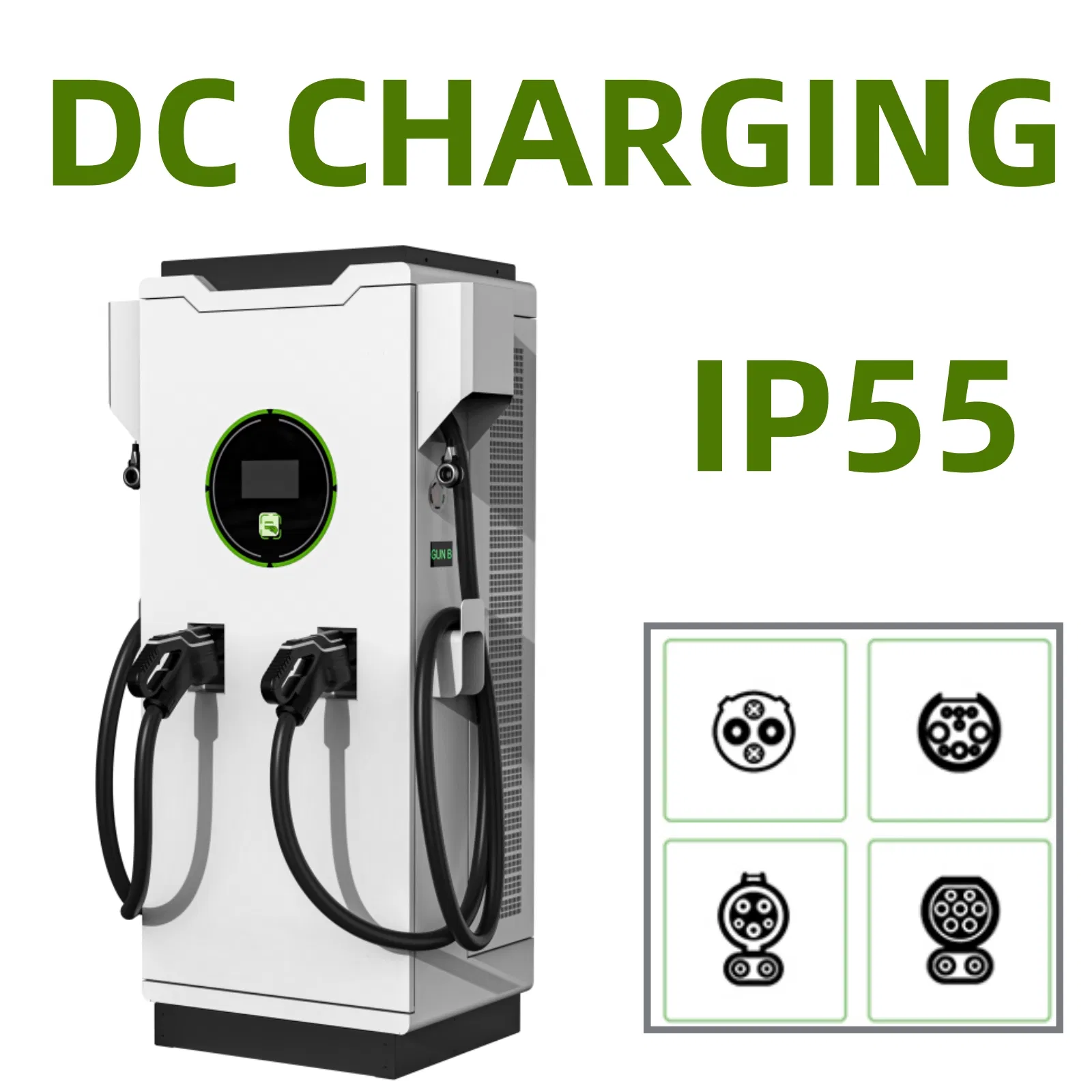 Industrial Grade 80kw DC Fast EV Charging Station Chaoxiang OEM EV Charger Supplier
